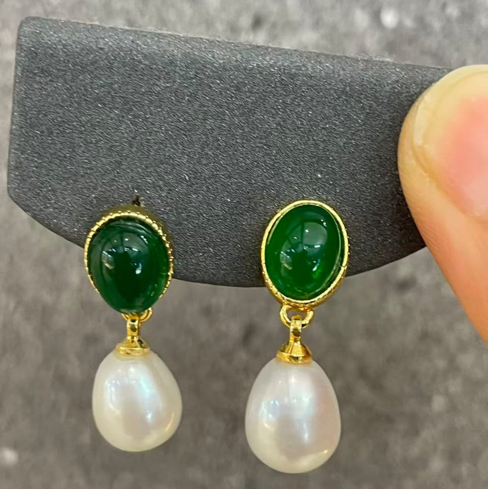 Vintage Forest Pearl Drops