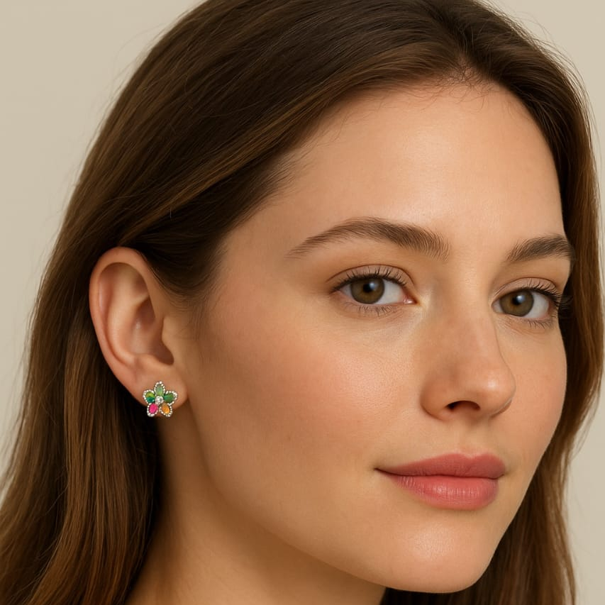 Nature Gemstone Earring