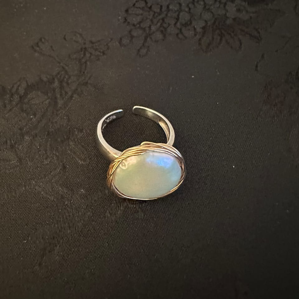 Dishwater Pearl Ring with Sterling Silver