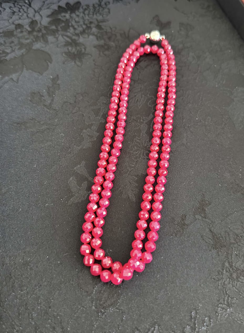 Ruby Gemstone Necklace